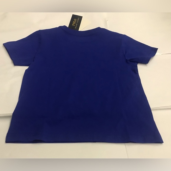 New Polo Ralph Lauren Top Sapphire Blue 100% Cotton size 4 made in Bangladesh - Picture 8 of 16